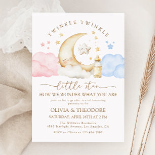 Twinkle Twinkle Little Star Geslacht Reveleert Fee Kaart