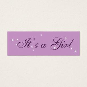 Twinkle Twinkle Little Star Gift Tag in purple