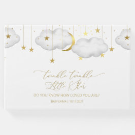 Twinkle Twinkle Little Star Guestbook, Moon Clouds Gastenboek