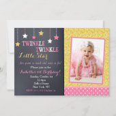 Twinkle Twinkle Little Star Invitation d'anniversa (Devant)