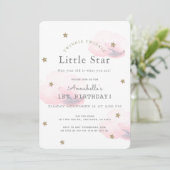 Twinkle Twinkle Little Star Invitation d'anniversa (Debout devant)