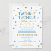 Twinkle Twinkle Little Star Invitation d'anniversa (Devant)