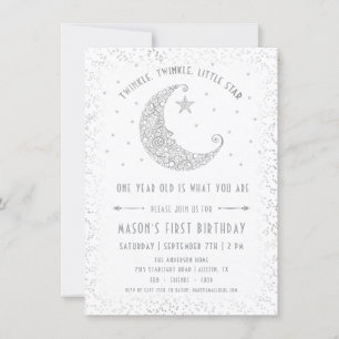 Twinkle Twinkle Little Star Invitation d'anniversa