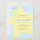 Twinkle Twinkle Little Star Invitation - met Moon Kaart (Voorkant)