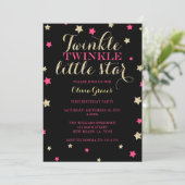 Twinkle Twinkle Little Star Invitations d'annivers (Debout devant)