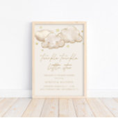 Twinkle Twinkle Little Star Ivory Welcome Poster