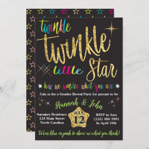 Twinkle Twinkle Little Star Kaart