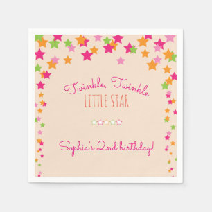 Twinkle Twinkle Little Star Meisjes Verjaardag Servet