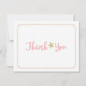 Twinkle Twinkle Little Star Merci rose or (Devant)