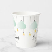 Twinkle Twinkle Little Star Neutral Baby shower Papieren Bekers (Rechts)