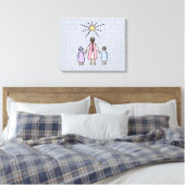 Twinkle Twinkle Little Star Nursery Rhyme Canvas Afdruk (Insitu (Slaapkamer))