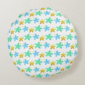 Twinkle Twinkle Little Star Personalized Baby Rond Kussen (Achterkant)