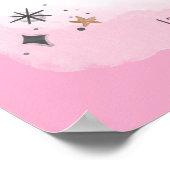 Twinkle Twinkle Little Star Pink Splash Welcome Poster (Hoek)