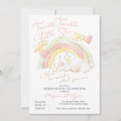 Twinkle Twinkle Little Star Rainbow Geslacht onthu Kaart (Voorkant)