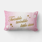 Twinkle, Twinkle Little Star - Roze Kussen (Achterkant)