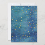Twinkle Twinkle Little Star Shower per post Kaart (Achterkant)