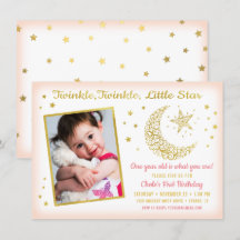 Twinkle, Twinkle, Little Star Verjaardagsmeisje Fo
