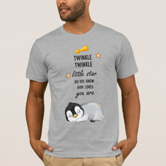 Twinkle, Twinkle Little Star voor Slaap Penguin Sl T-shirt