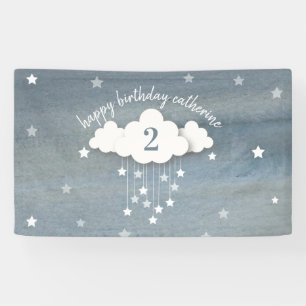 Twinkle Twinkle Little Star Waterverf Birthday Spandoek