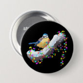 Twinkle Twinkle Little Tit Ronde Button 7,6 Cm (Voorkant /achterkant)