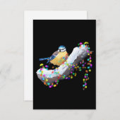 Twinkle Twinkle Little Tit RSVP Kaartje (Voorkant / Achterkant)