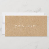 Twinkle Twinkle Merci Rustique Kraft Boho (Dos)