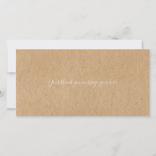 Twinkle Twinkle Merci Rustique Kraft Boho (Dos)