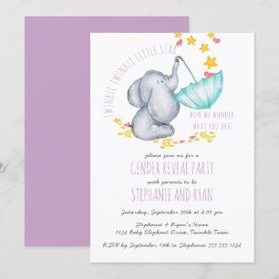 Twinkle Twinkle Olifant Sering Geslacht Onthulling Kaart