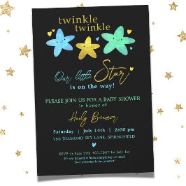 Twinkle Twinkle Ons kleine Star-Baby shower Kaart