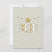 Twinkle Twinkle petite invitation d'anniversaire é (Dos)