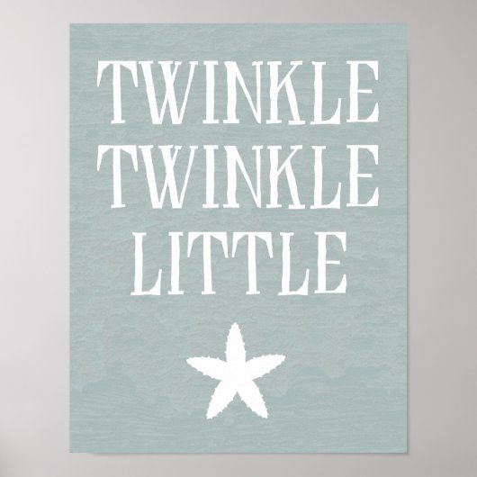 Twinkle Twinkle Poster (Voorkant)