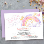 Twinkle Twinkle Pretty Regenboog Baby Sprinkle Kaart