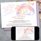 Twinkle Twinkle Pretty Regenboog Baby Sprinkle Kaart