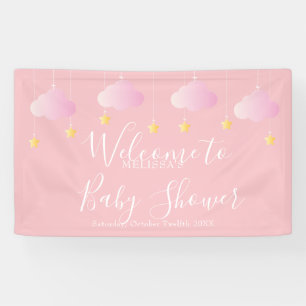 Twinkle Twinkle Roze Baby Meisje Shower Welkom Spandoek
