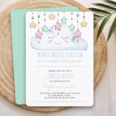 Twinkle Twinkle Star en Cloud Green Gender Reveal Kaart