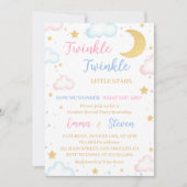 Twinkle Twinkle Stars Genre Reveillez Invitation (Devant)