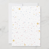 Twinkle Twinkle Stars Genre Reveillez Invitation (Dos)