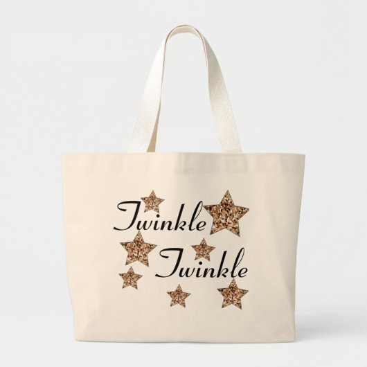 Twinkle Twinkle-tas Grote Tote Bag (Voorkant)