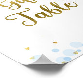 Twinkle Twinkle Waterverf Gifts Table Sign Poster (Hoek)
