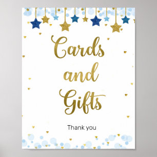 Twinkle Twinkle Waterverf Kaarten en cadeaubonen Poster