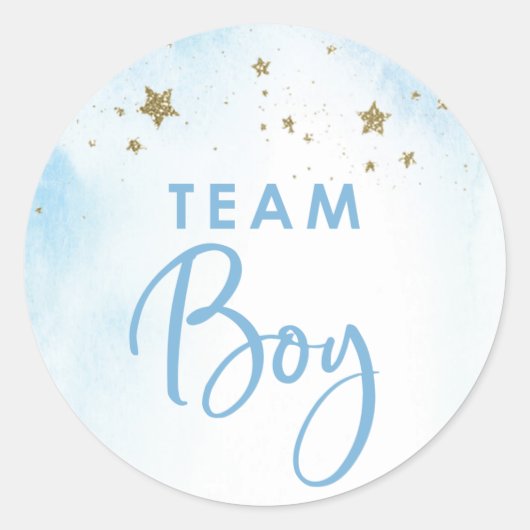 Twinkle Twinkler Gender onthaal Stickers Team Boy (Voorkant)