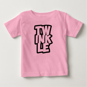 TWINKLE typografie baby t-shirt
