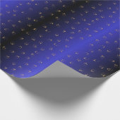 Twinkling Sterrennacht - Falling Stars Cadeaupapier (Hoek)