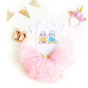 Twinnies Twincess en Twince met zonnebril Romper