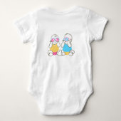 Twinnies Twinnies en Twince met zonnebril Romper (Achterkant)