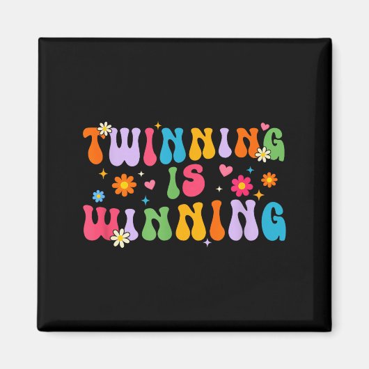 Twinning Is Winning Twin Day Srit Week Friend  Magneet (Voorkant)