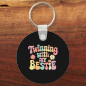 Twinning Met Mijn Bestie Sleutelhanger (Voorkant)