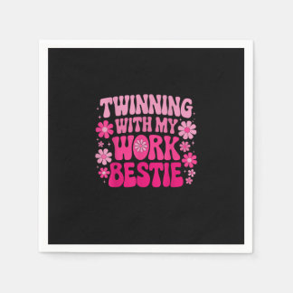 Twinning met mijn werk Bestie Friends Spirit Week Servet