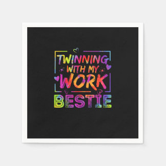 Twinning met mijn werk Bestie Spirit Week Best Fir Servet