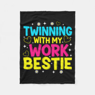 Twinning Met Mijn Werk Dwz Matching Twins Day Vrie Fleece Deken